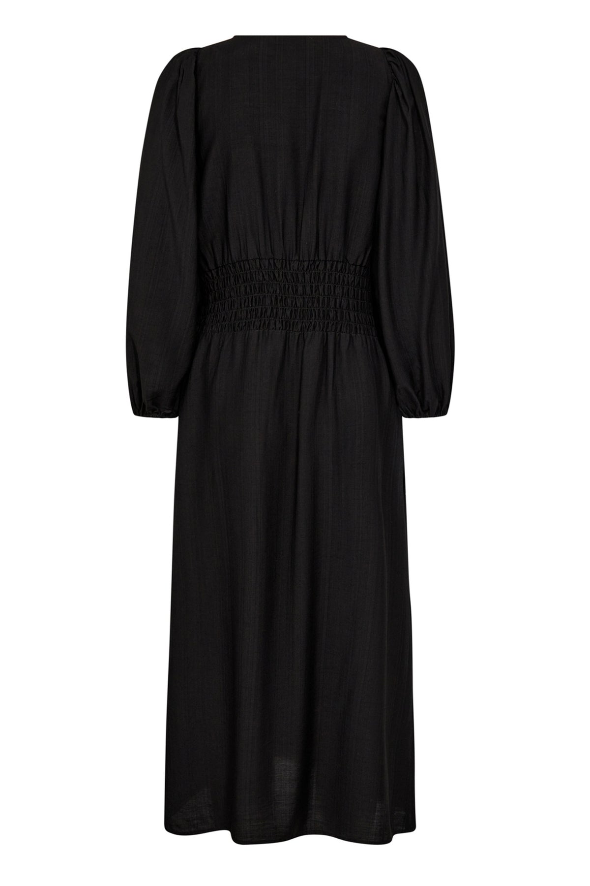 HeraCC Smock Waist Dress 96-Black - 36416