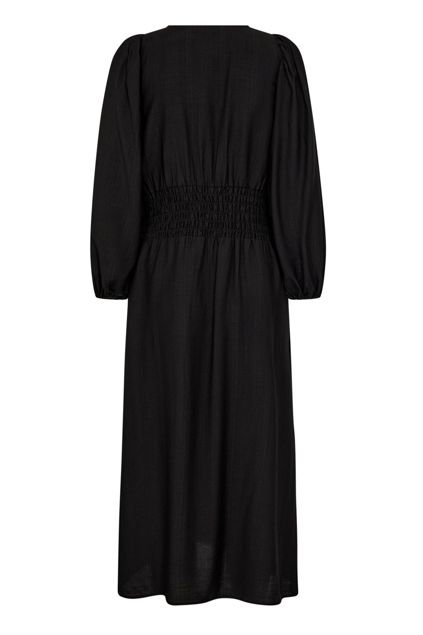 HeraCC Smock Waist Dress 96-Black - 36416