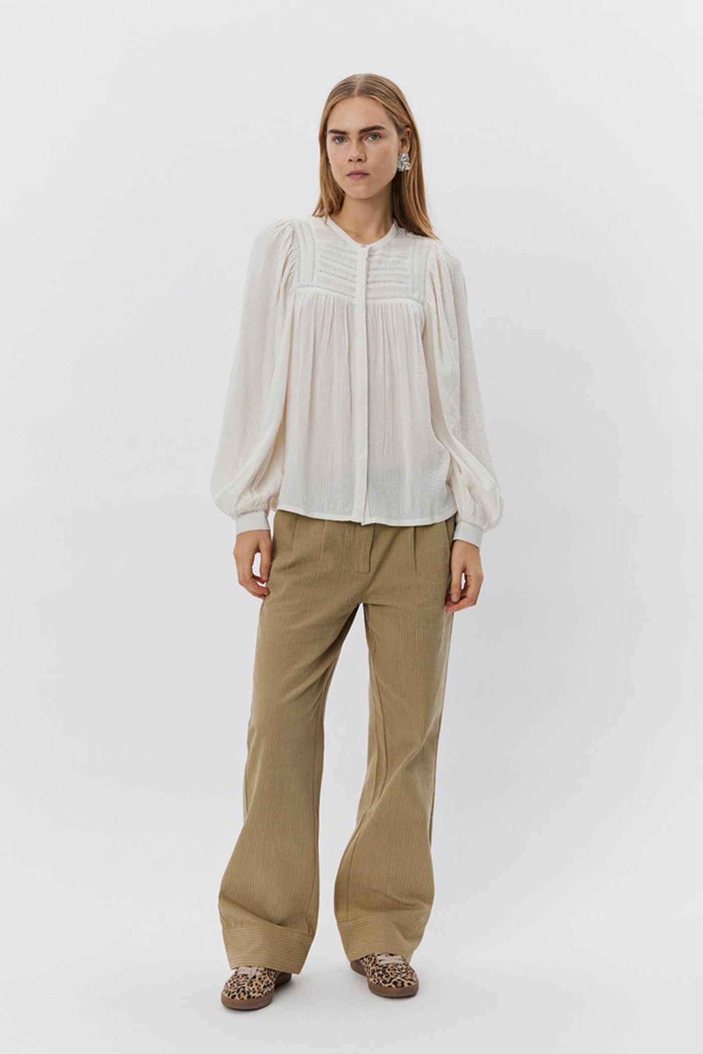 DELILAHSW SHIRT 0124 Snow white - S251135