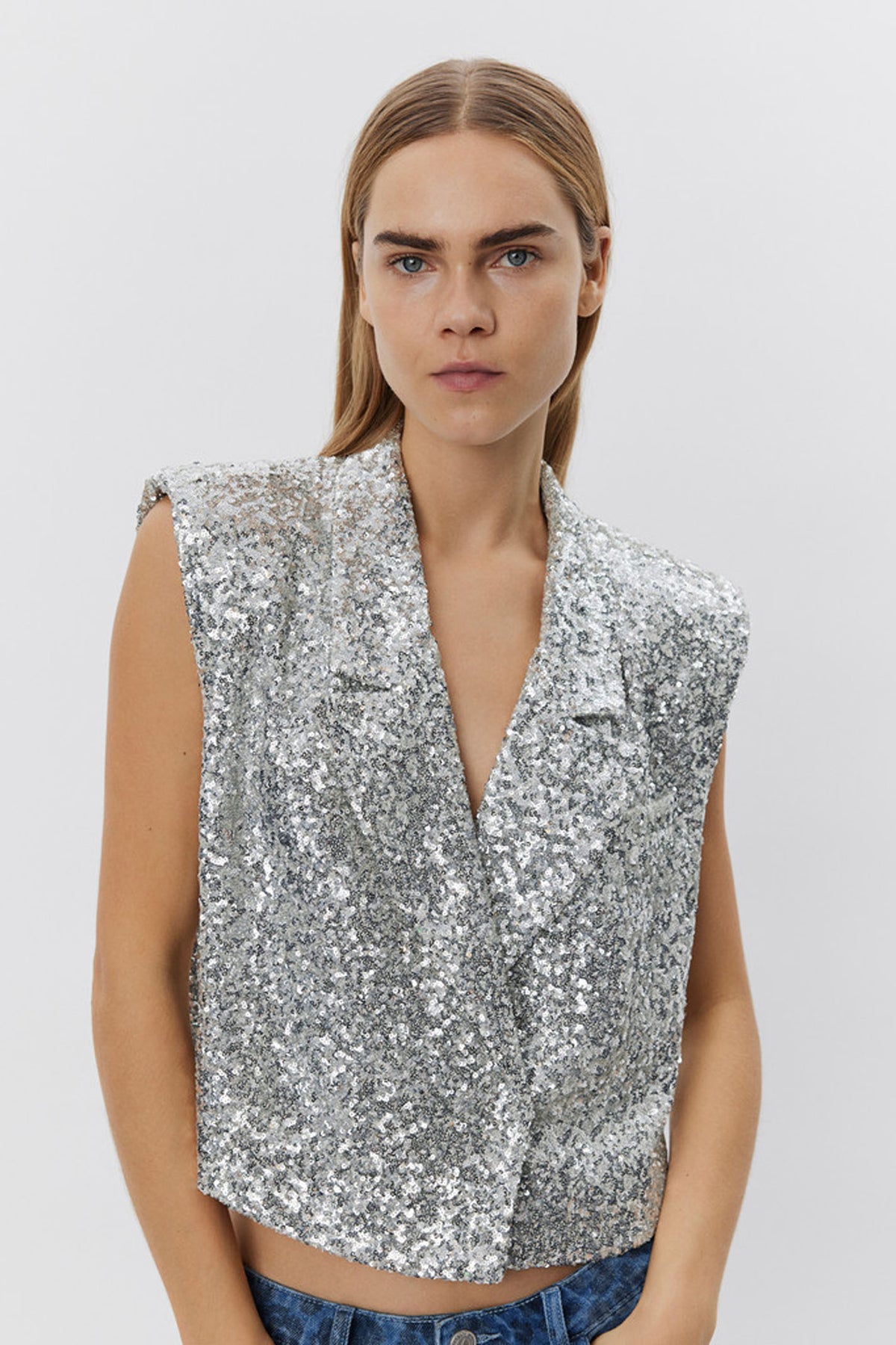 LINKASW VEST 8037 Silver - S251146