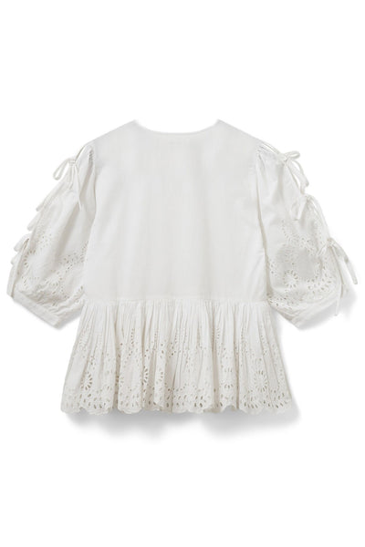 HATTIESW BLOUSE 0124 Snow white - S251292 Thumbnail