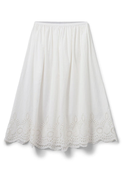SARAISW SKIRT 0124 Snow white - S251293 Thumbnail