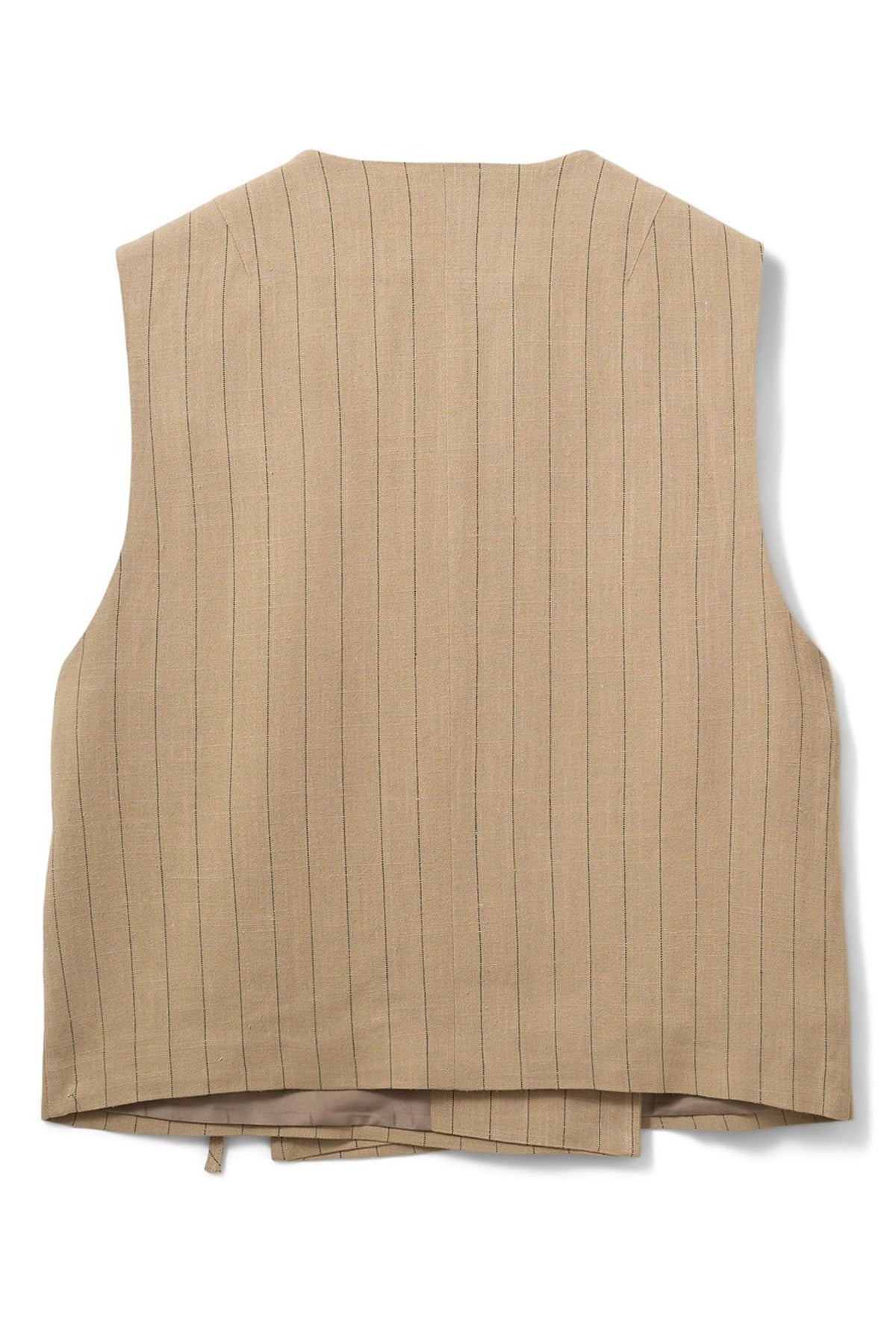 CAILINSW VEST 7118 Light Brown Striped - S251306