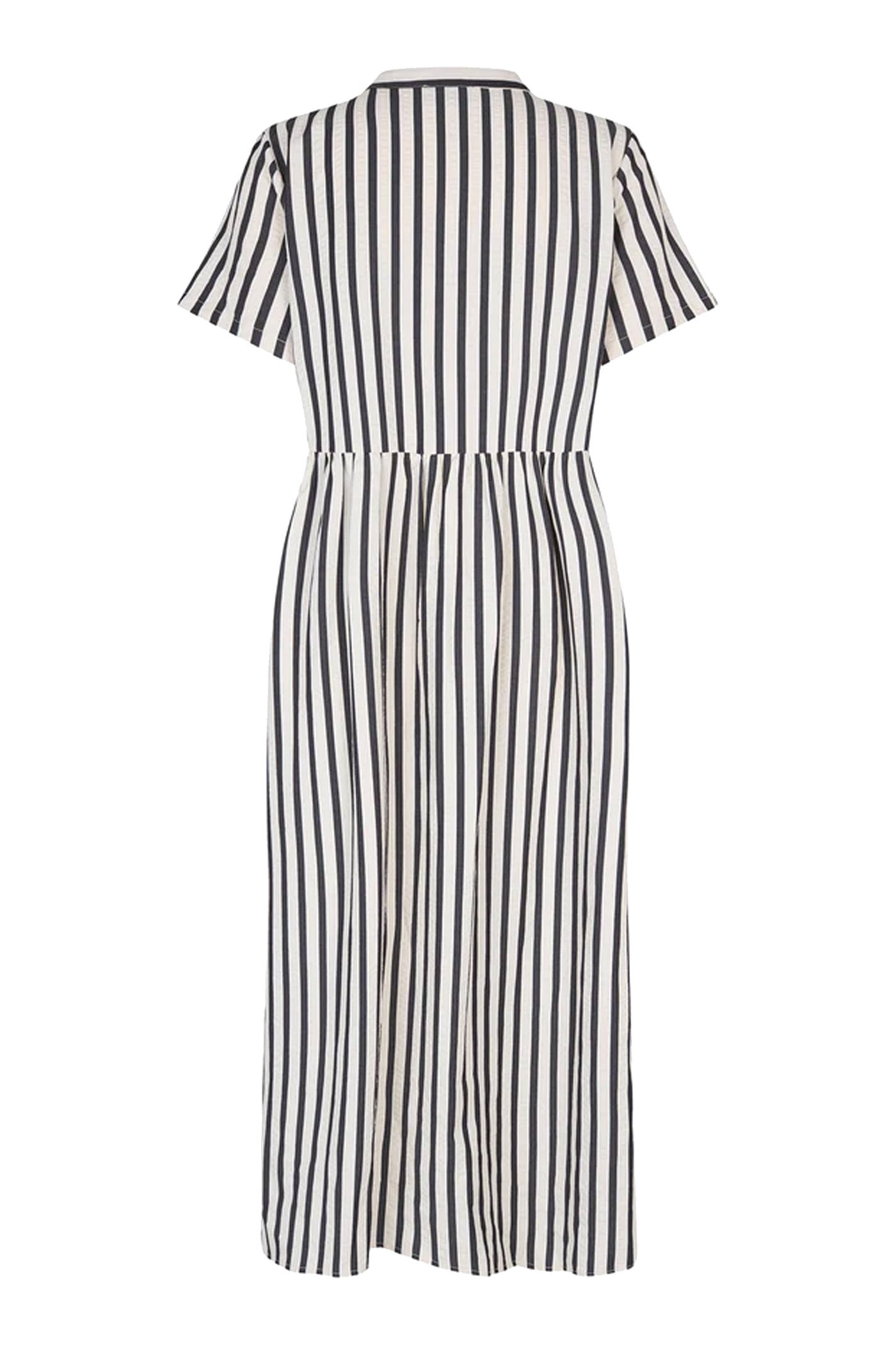 AliyaLl Maxi Dress LS 80 Stripe - 25179-3050