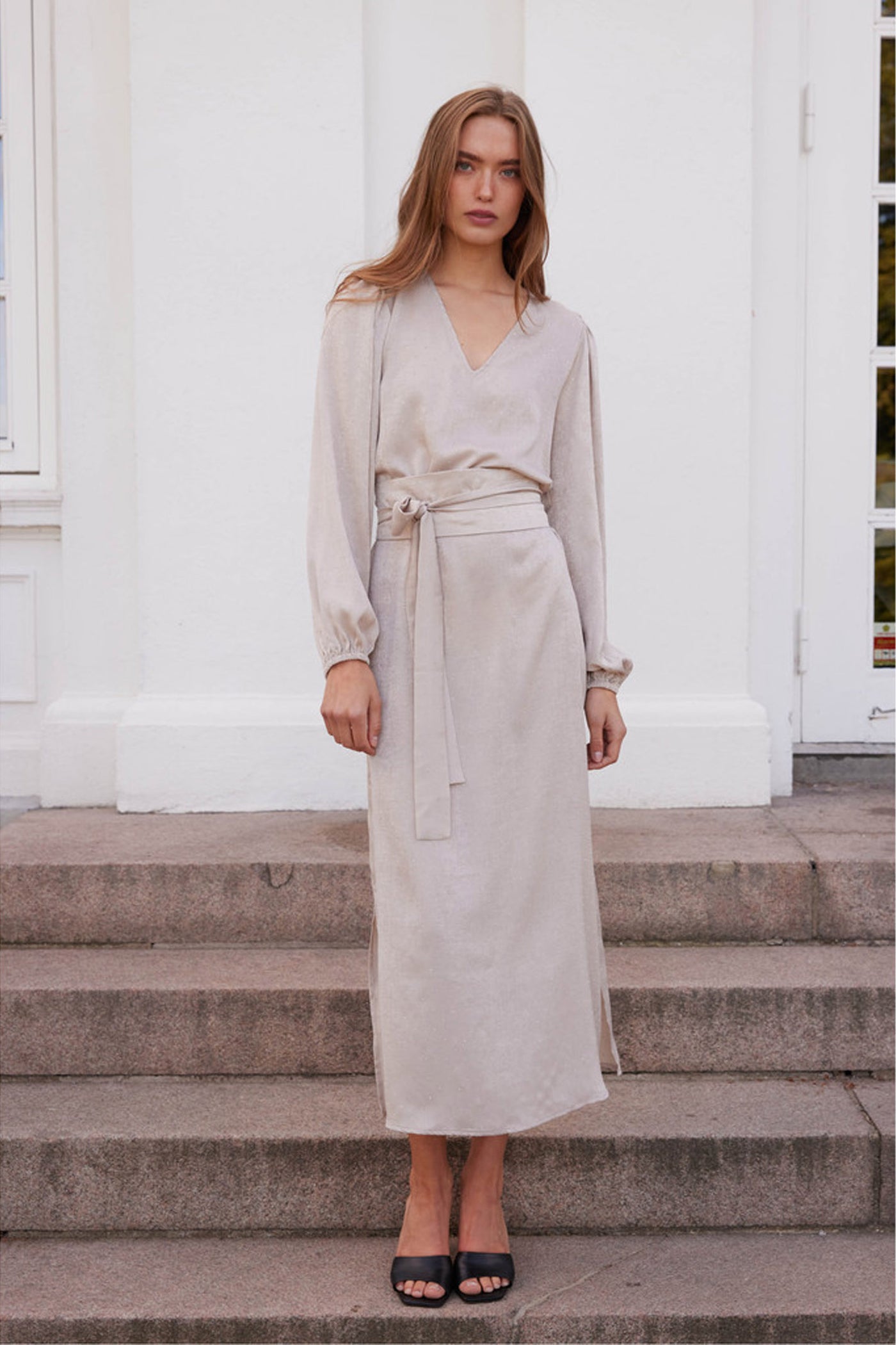 7478 Cleona dress 05 .Sand - RDF169