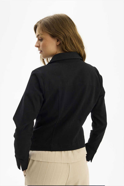Alia jacket SORT - 16595 Thumbnail