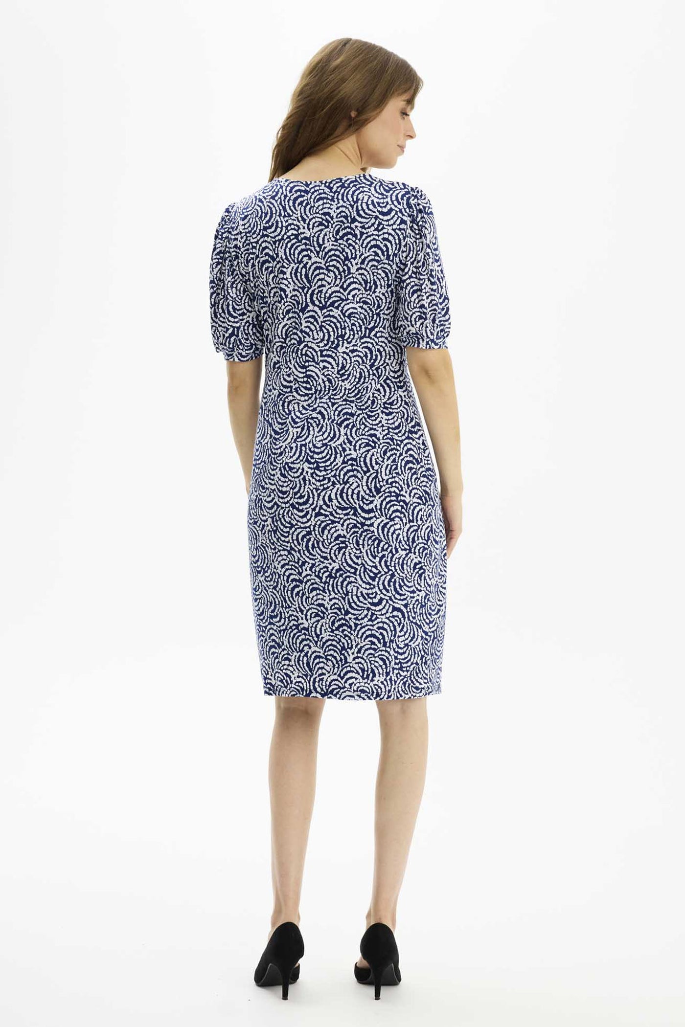 Rosy dress 1/2 sleeves Blue - 16656