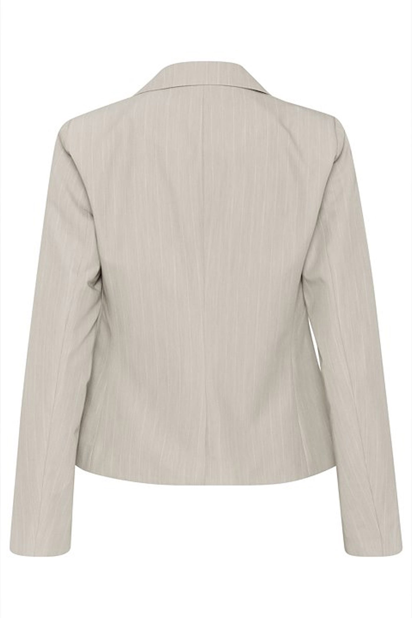 KAesther Shaped Blazer Feather Gray Melange Pinstripe - 10509958