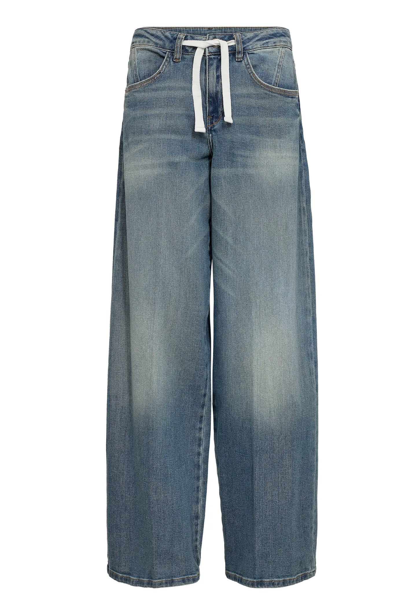 MMMilo String Jeans Mid Blue - 170630