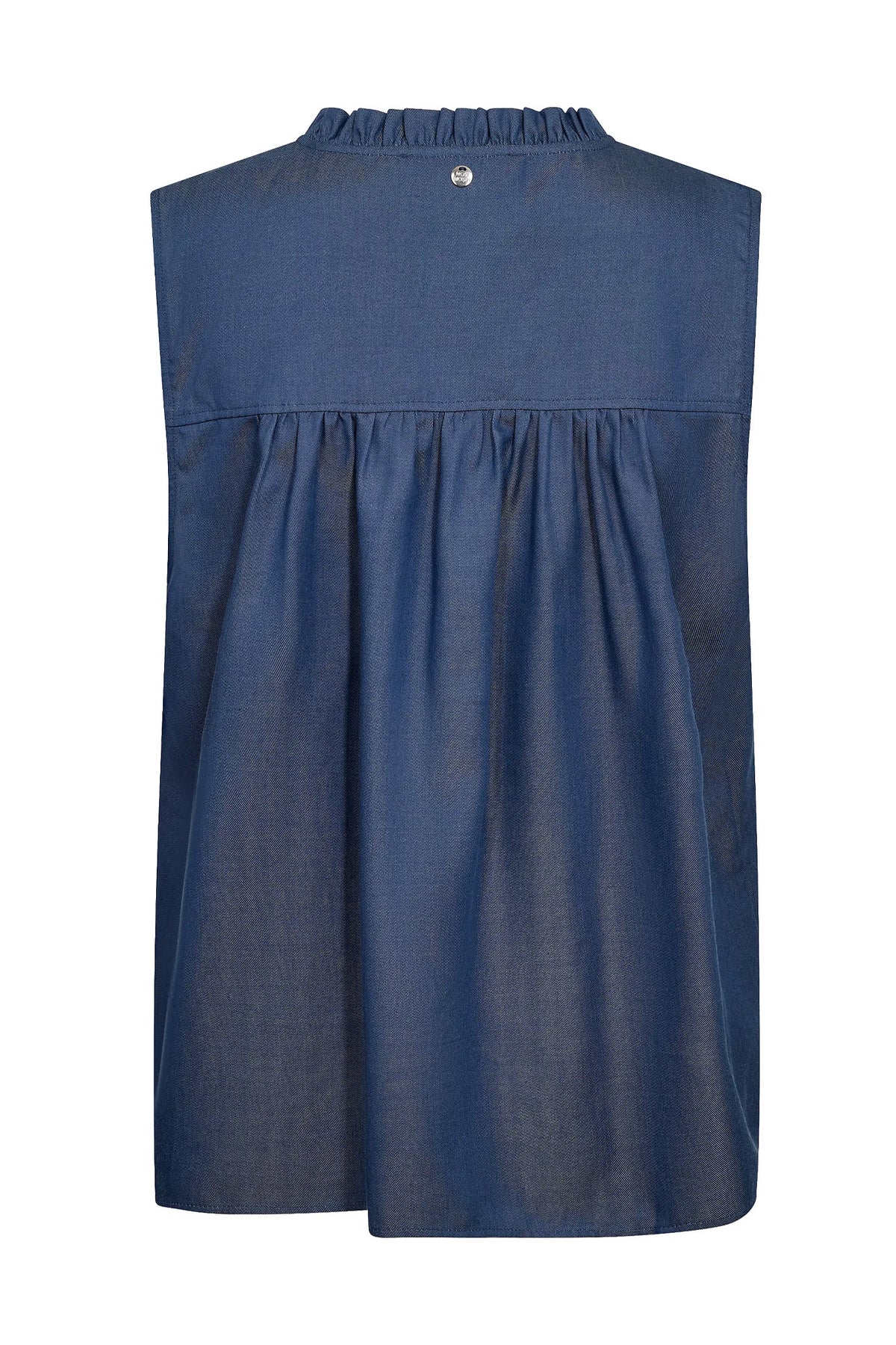 MMSolandra SL Denim Blouse Mid Blue - 171970