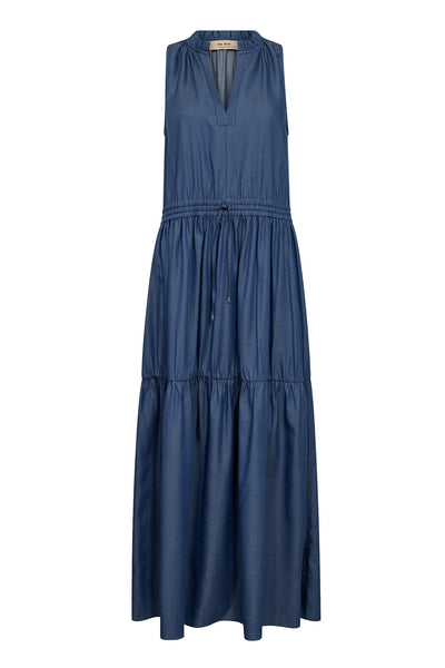 MMSabri SL Denim Dress Mid Blue - 172000 Thumbnail