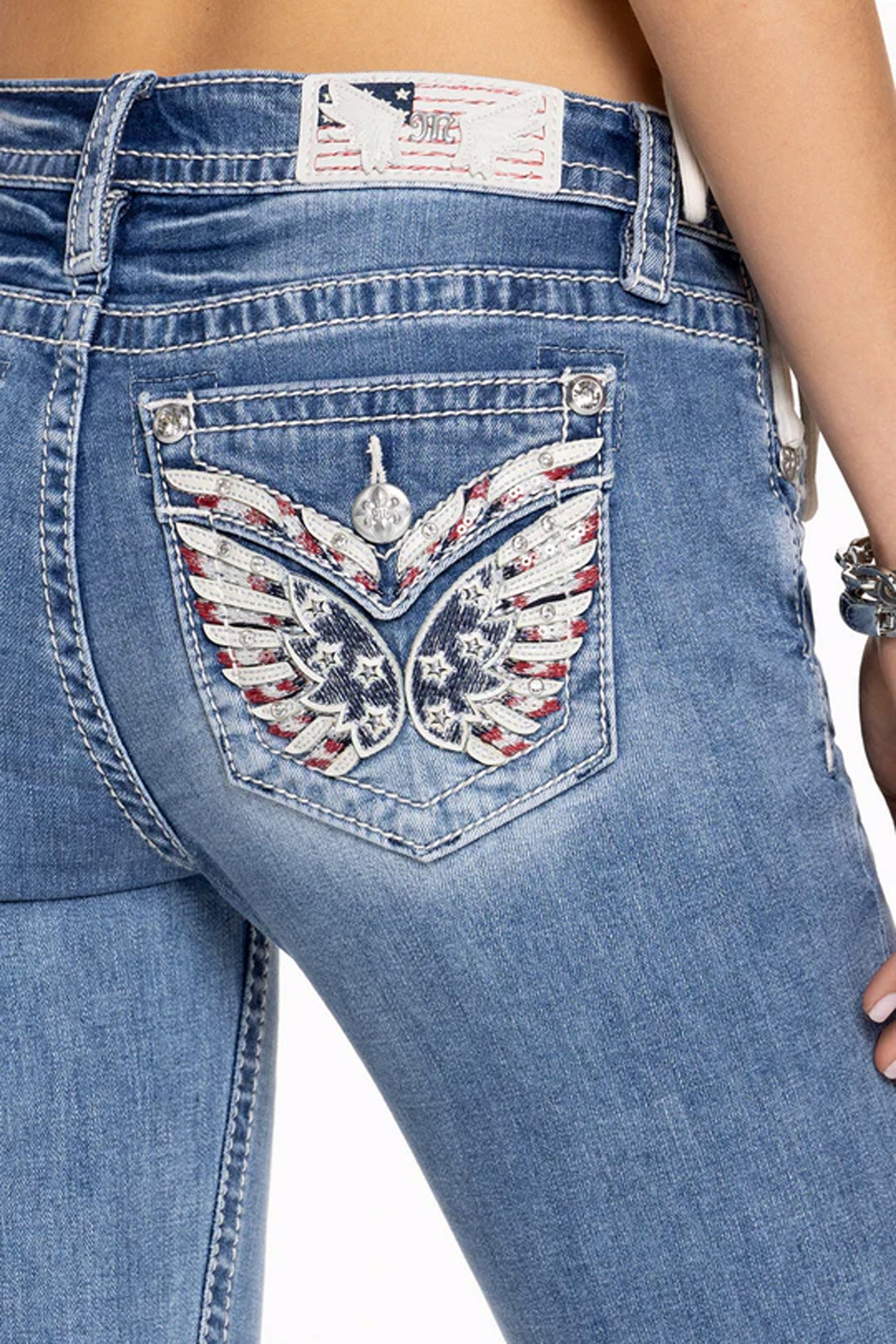 Rise Boot Denim light blue - M5082B