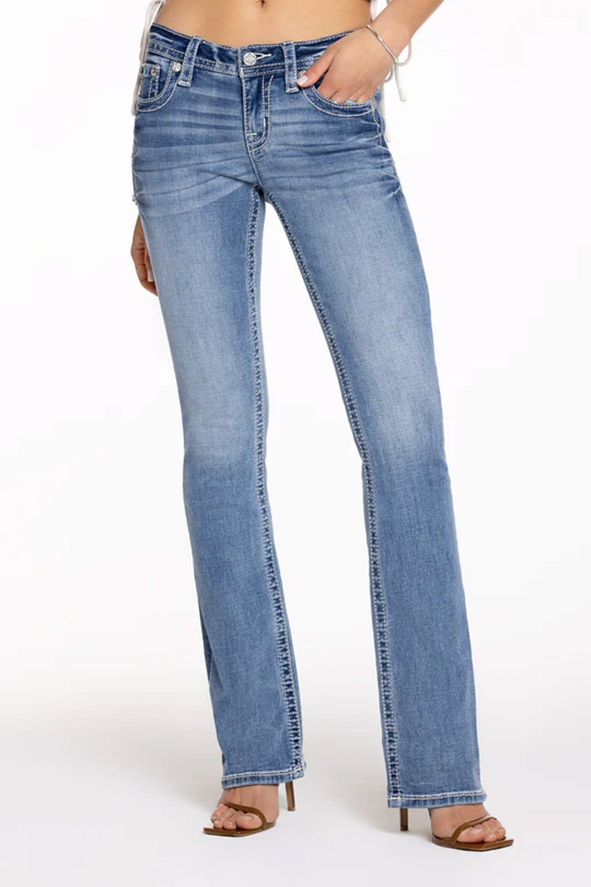 Rise Boot Denim light blue - M5082B