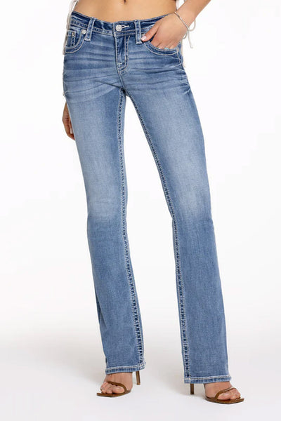 Rise Boot Denim light blue - M5082B Thumbnail