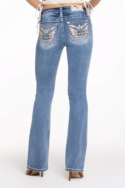 Rise Boot Denim light blue - M5082B Thumbnail