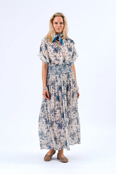 MyraLL Maxi Skirt 23 Dark Blue - 25136-2017 Thumbnail
