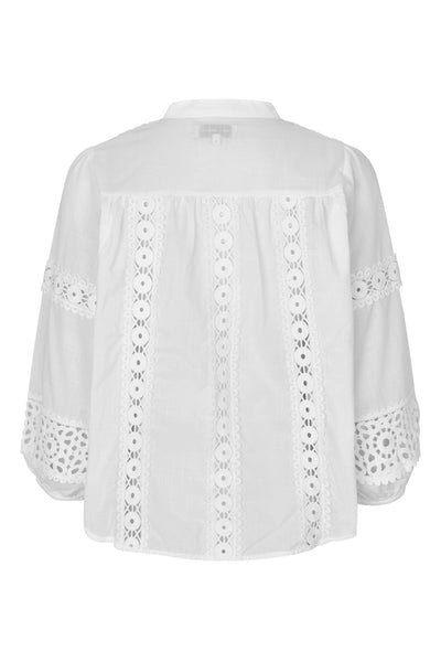 JuneLL Shirt LS 01 White - 25173-1049 Thumbnail