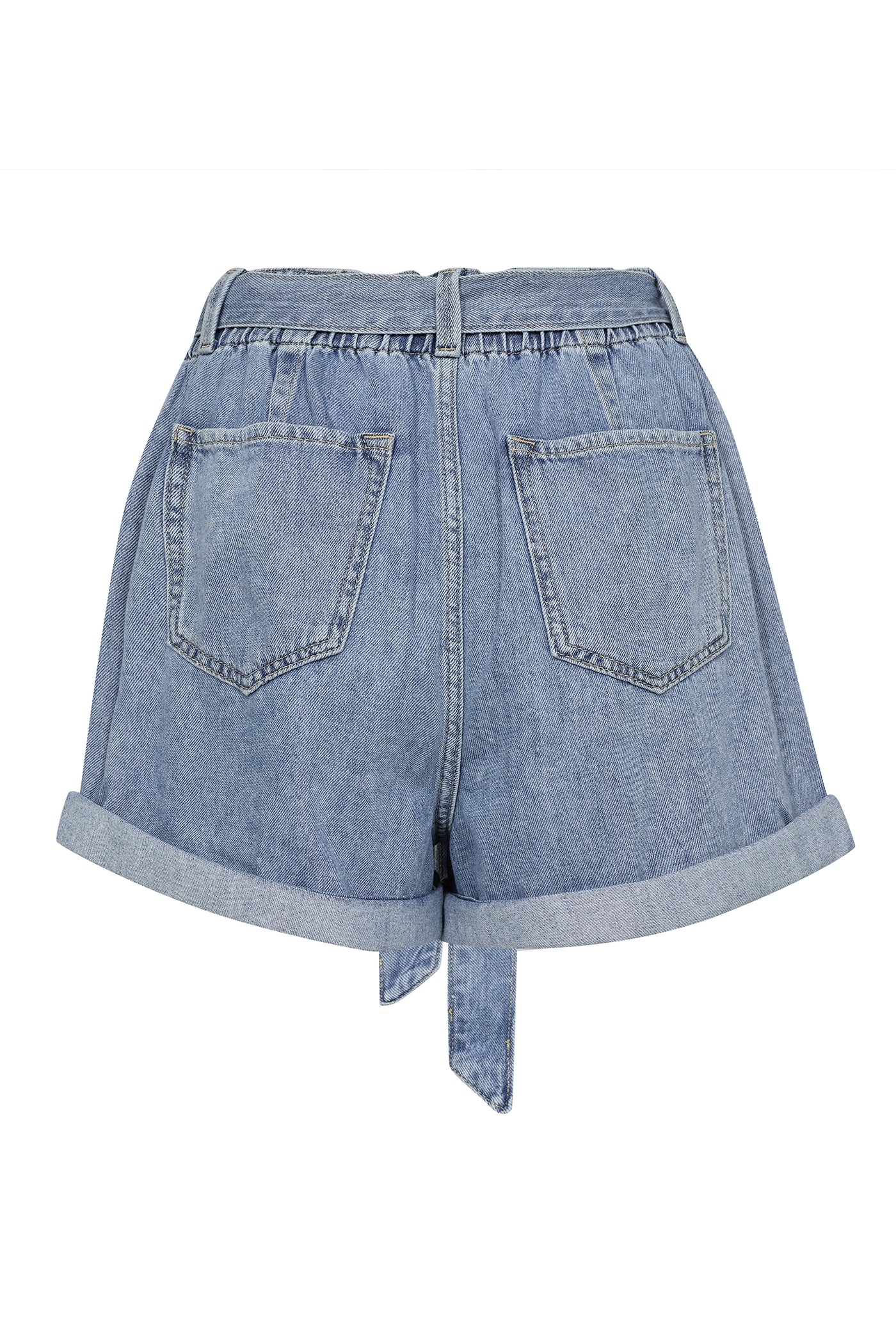 MMMeggi Denim Shorts Light Blue - 171840