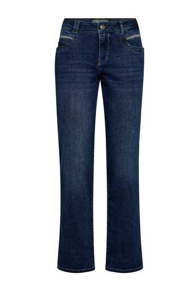 MMCarla Naomi Deco Jeans Blue Wash - 172450 Thumbnail