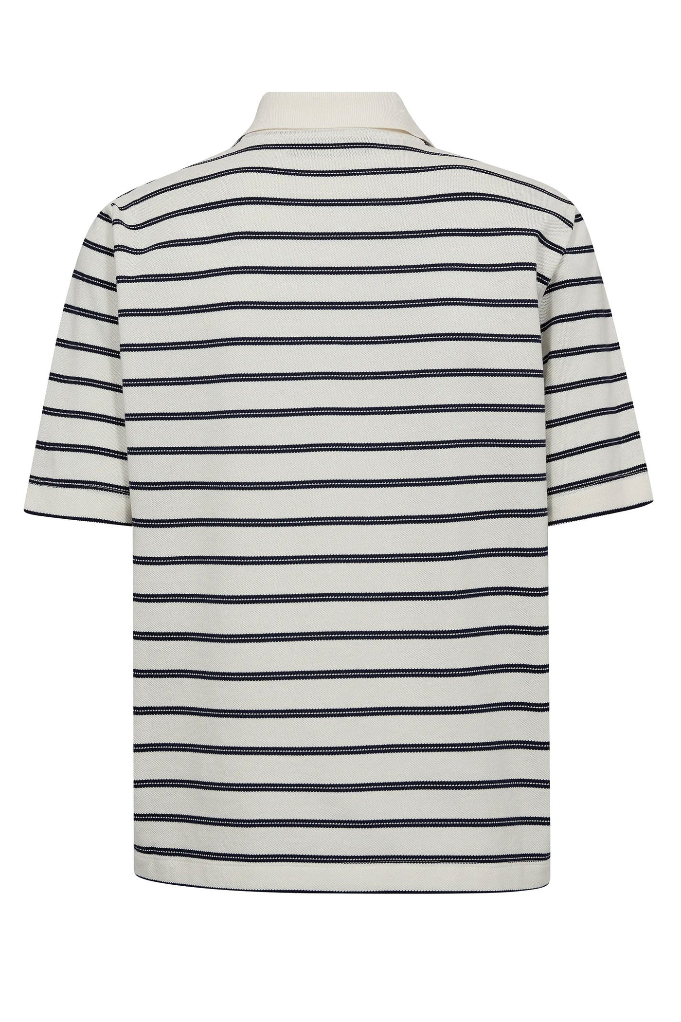 MMMilena SS Stripe Polo Tee Maritime Blue - 172680