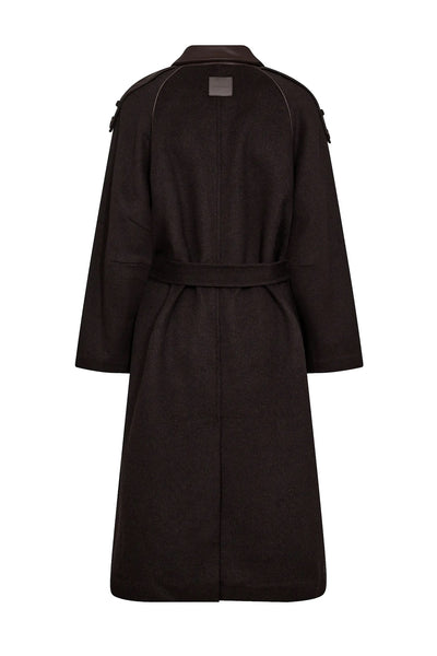 MMEva Wool Coat Chocolate Torte - 172920 Thumbnail