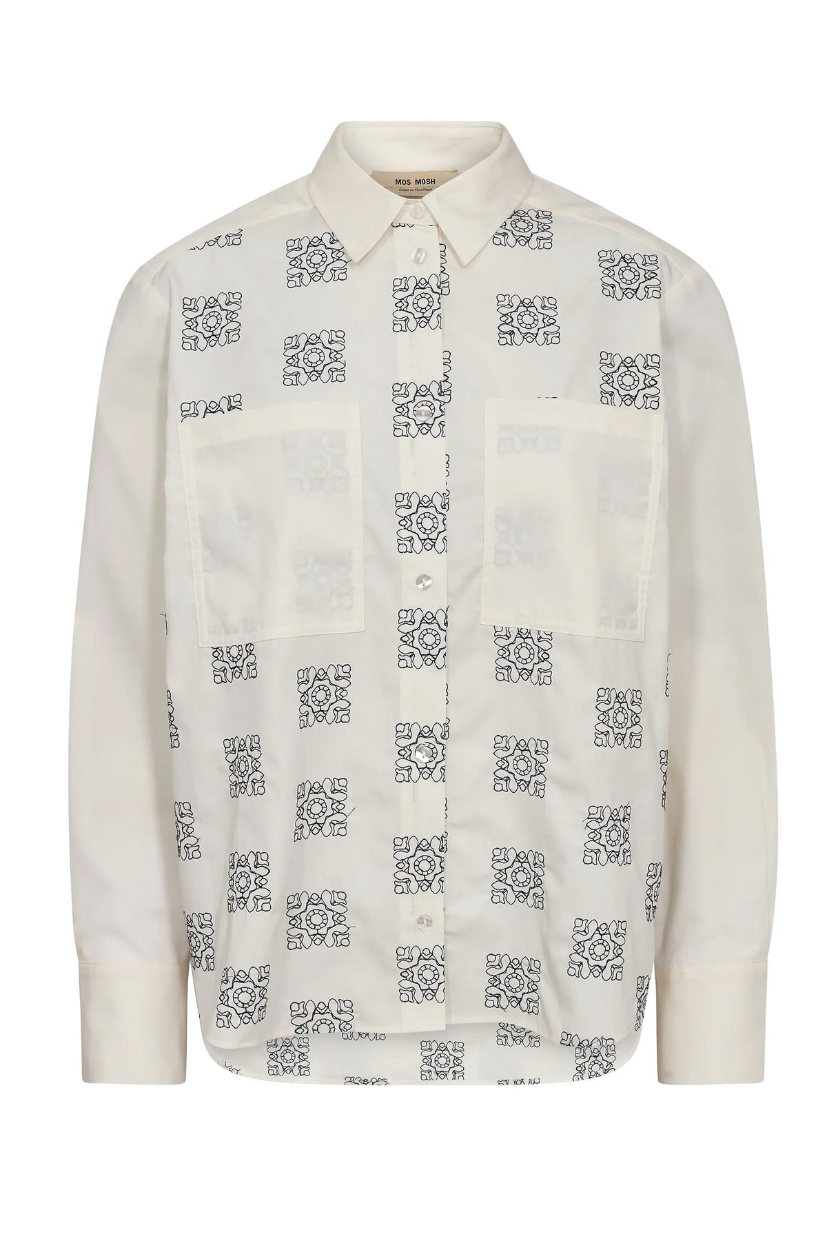 MMWeina Geo Shirt ECRU - 173000