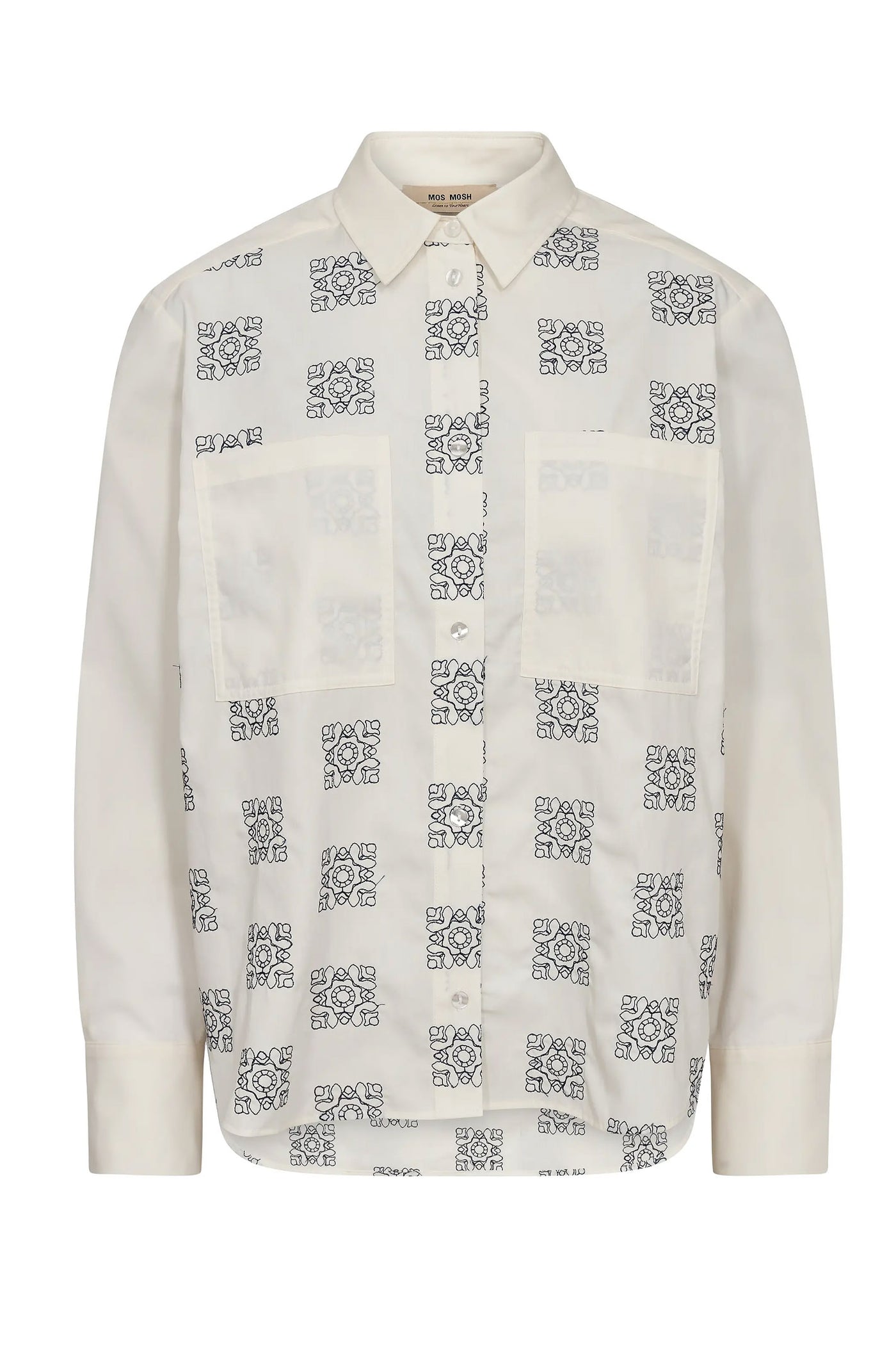 MMWeina Geo Shirt ECRU - 173000