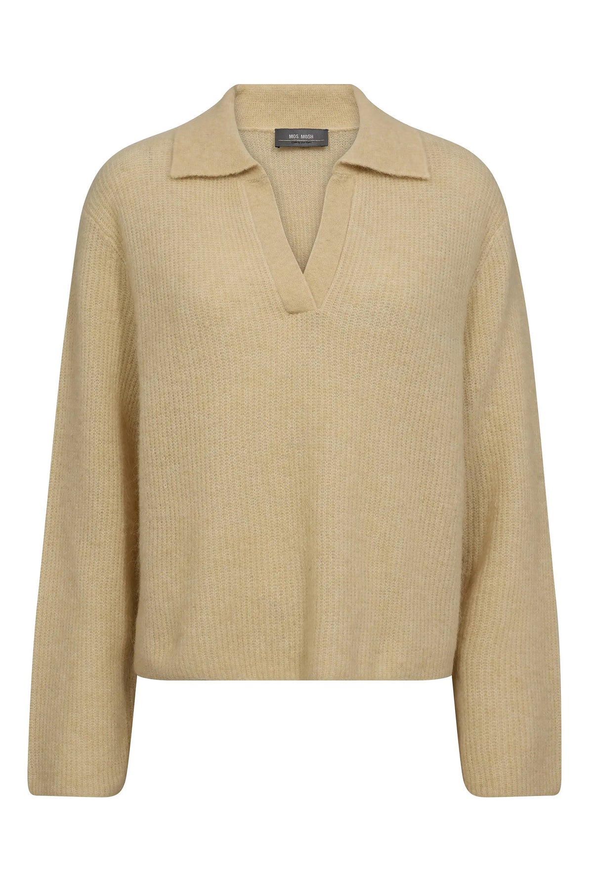 MMThora Aidy Polo Knit Boulder - 173070