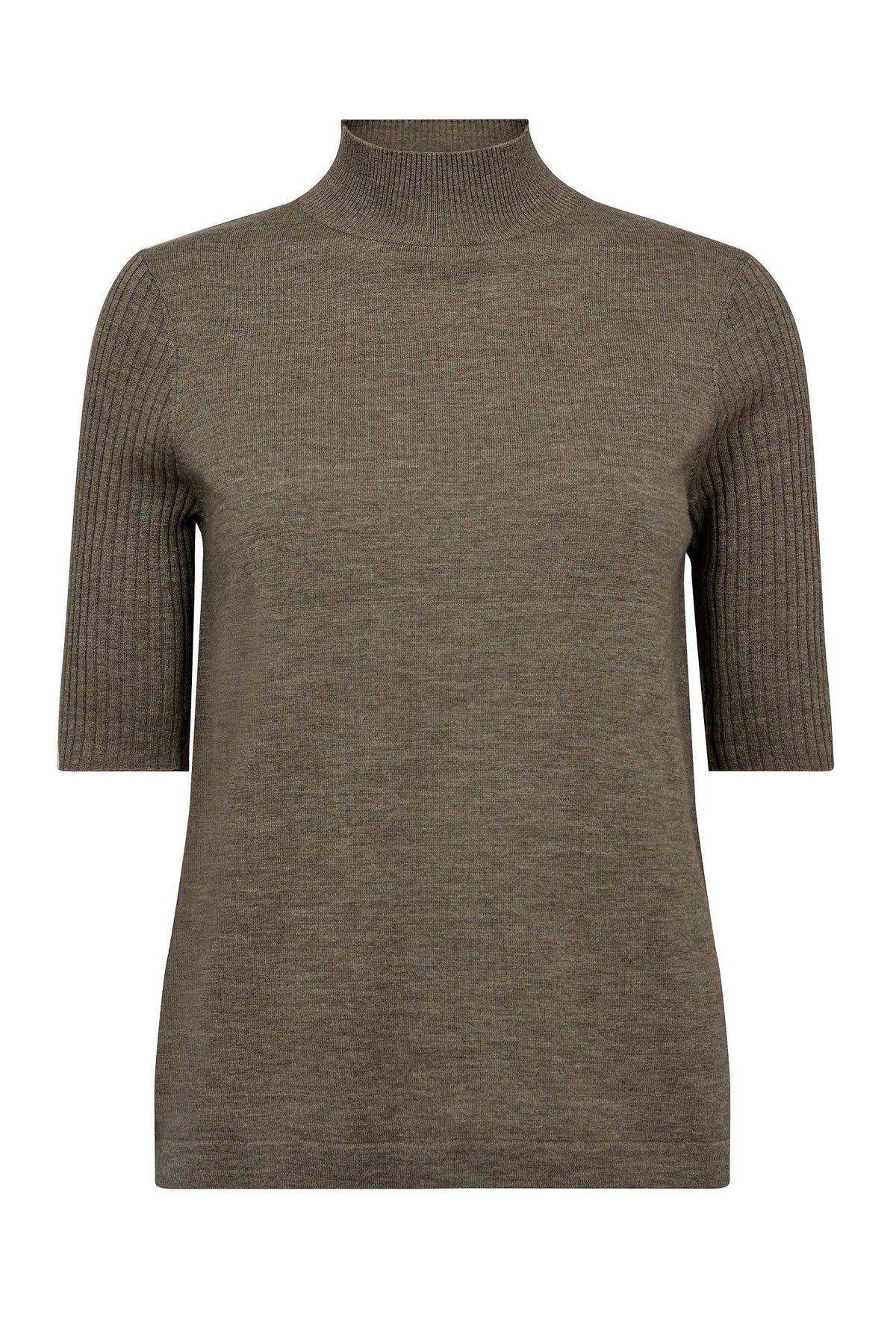 MMRelena Turtleneck SS Knit Falcon - 173100