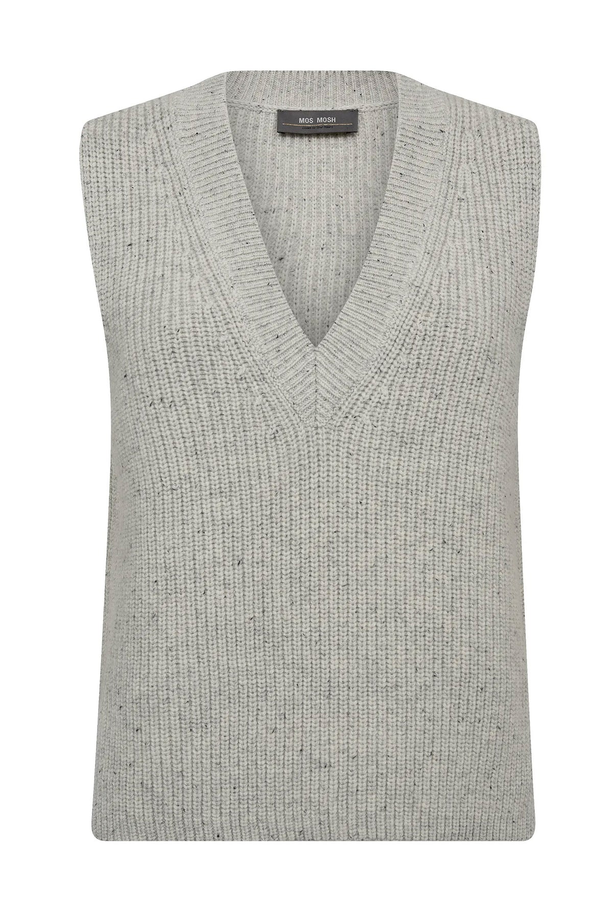 MMZhara Thyra Knit Vest Light Grey Melange - 173120
