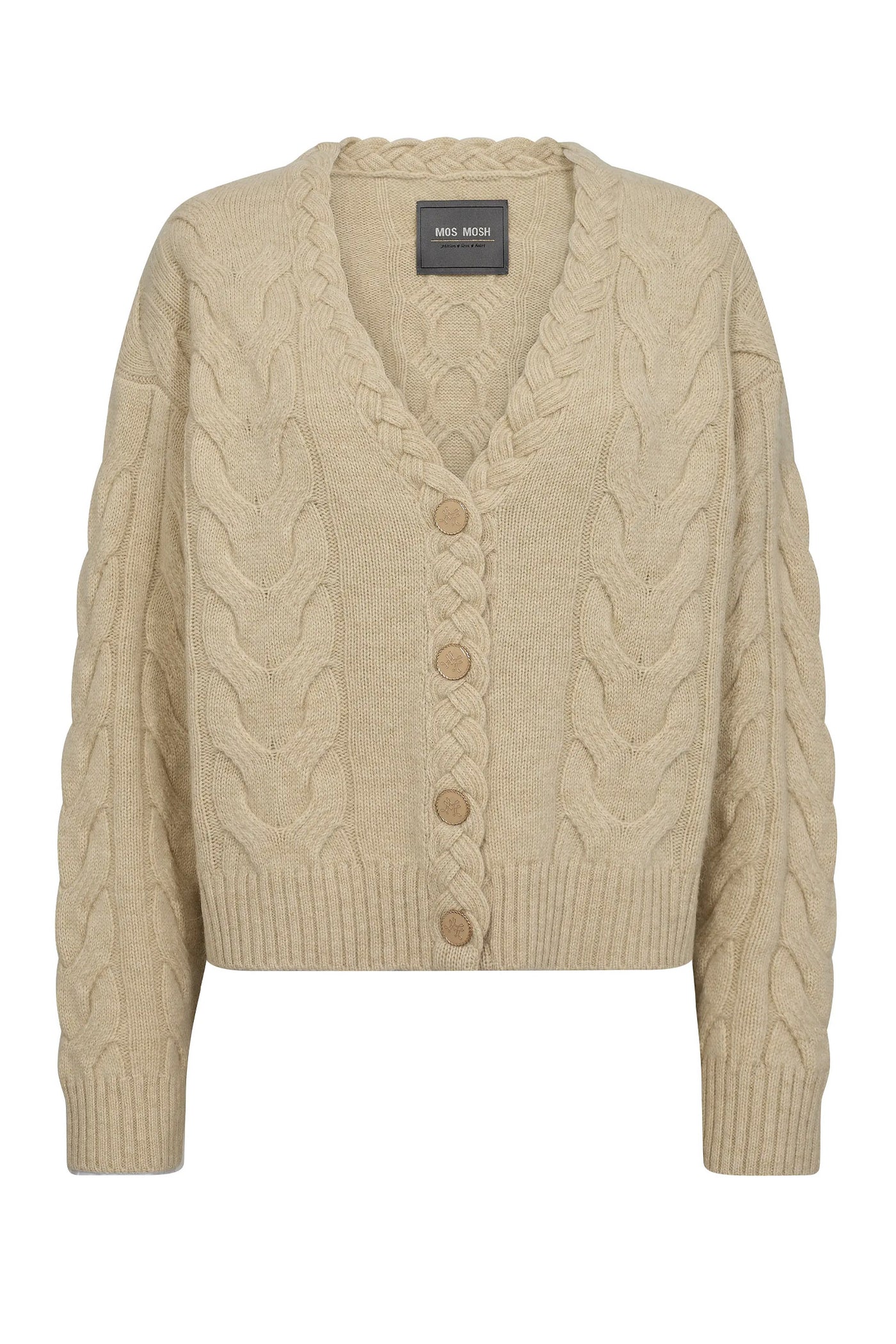 MMOttili Knit Cardigan Boulder - 173260