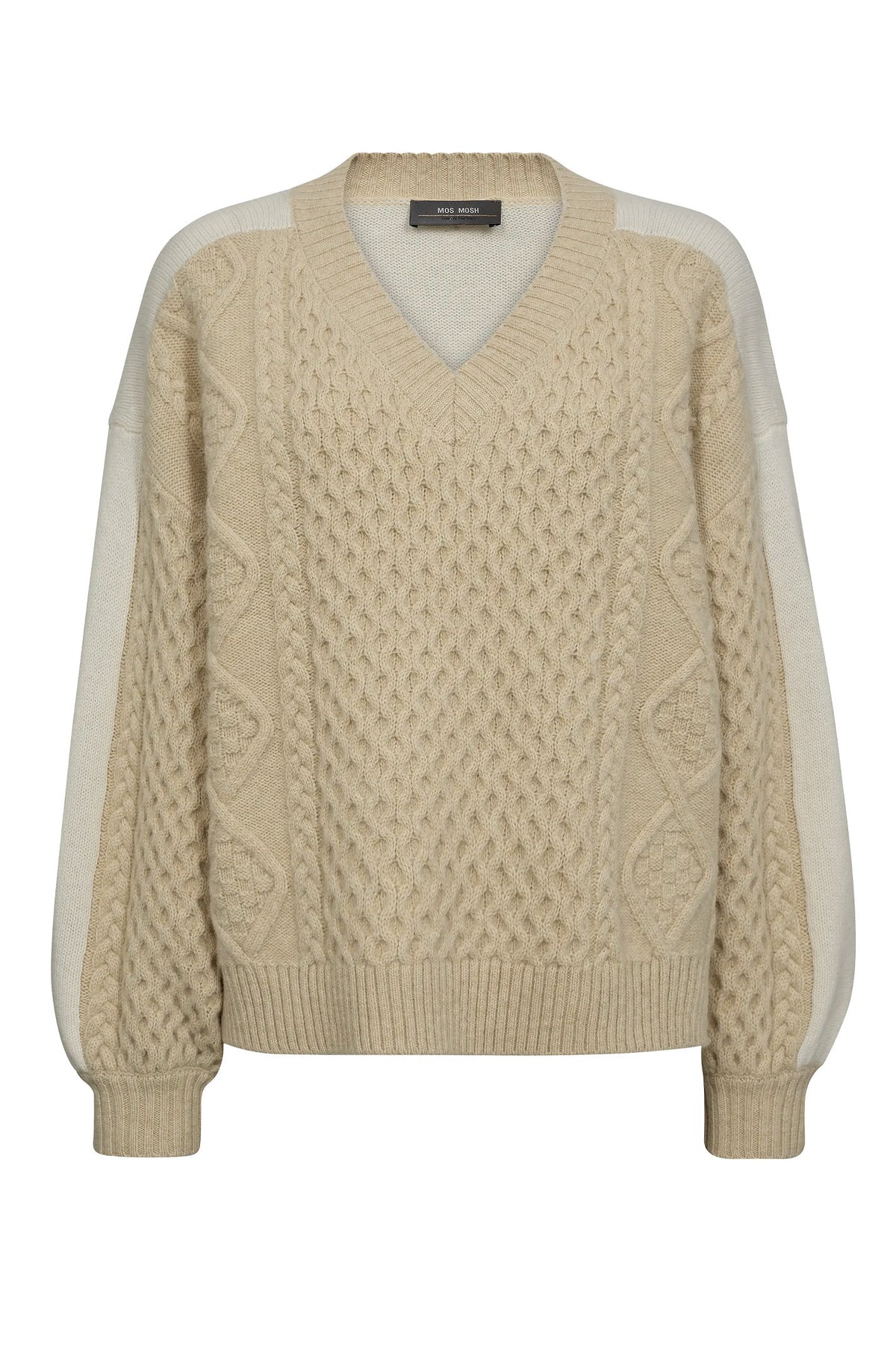 MMBeth Ottili V-neck Knit Boulder - 173270