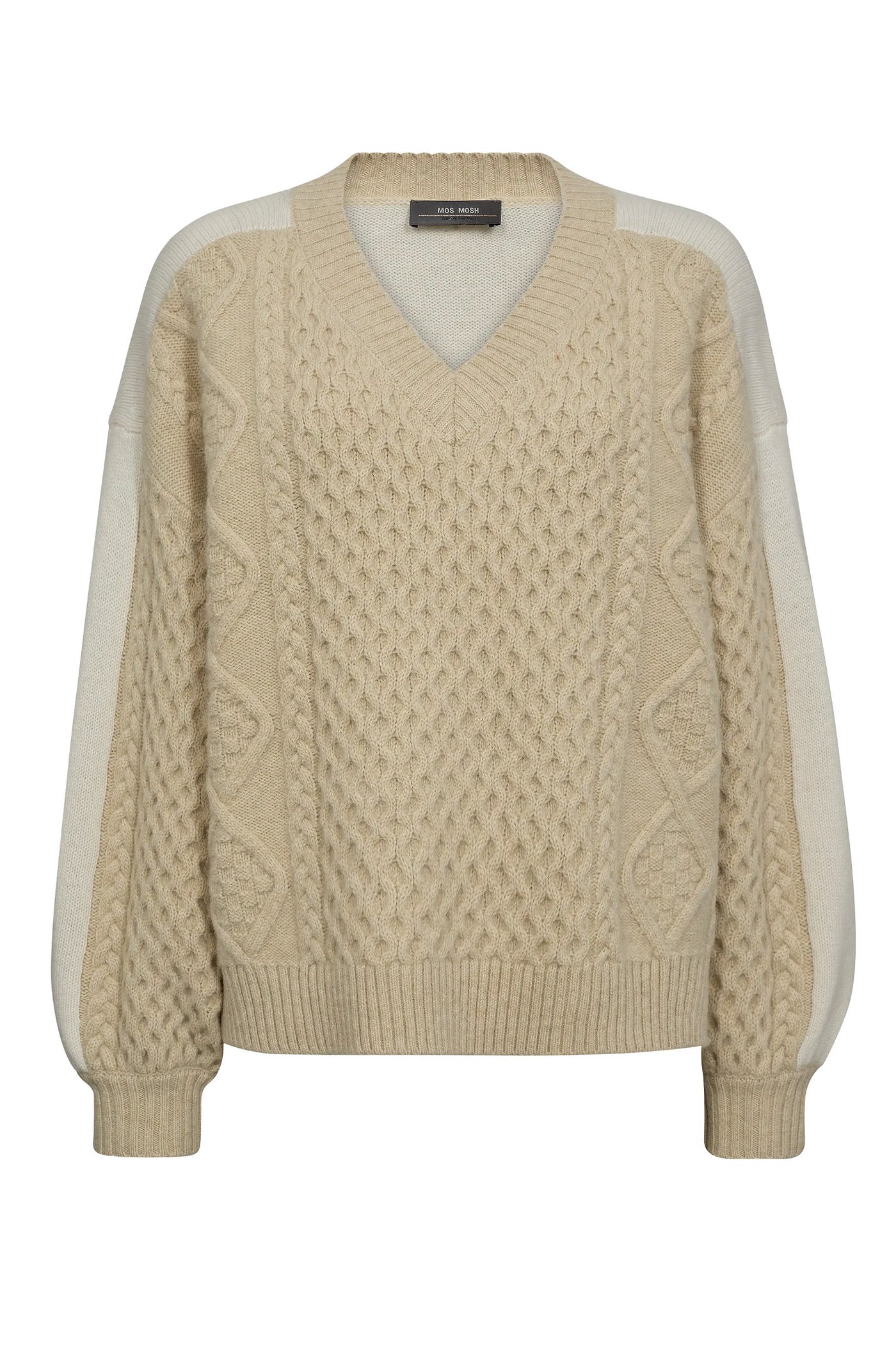 MMBeth Ottili V-neck Knit Boulder - 173270
