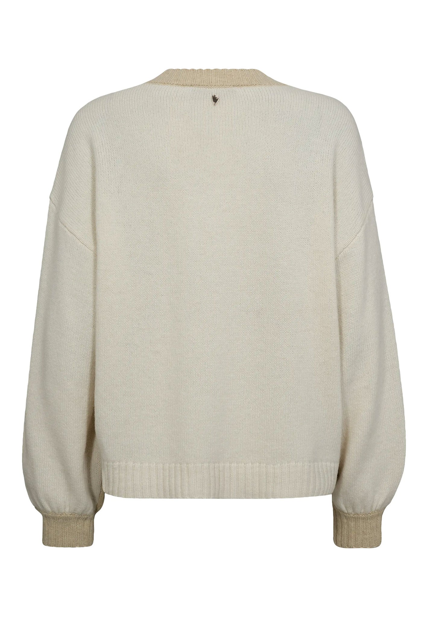 MMBeth Ottili V-neck Knit Boulder - 173270