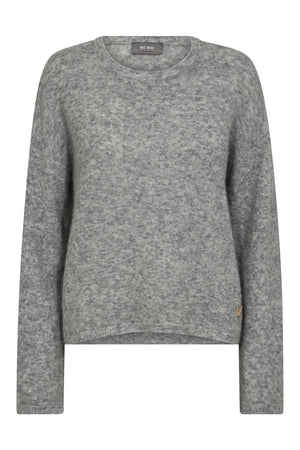 MMMape O-Neck Knit Grey Melange - 173310