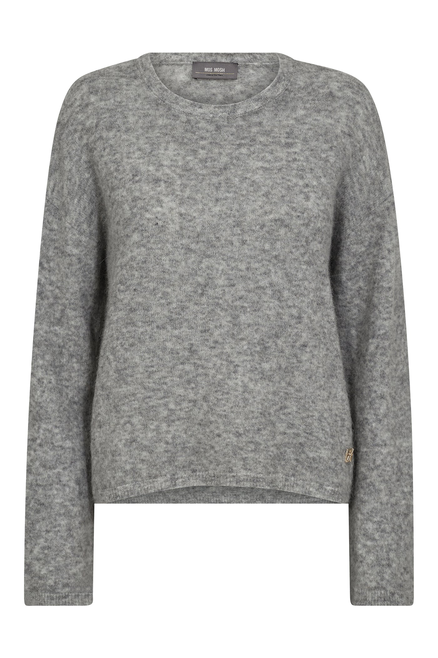 MMMape O-Neck Knit Grey Melange - 173310