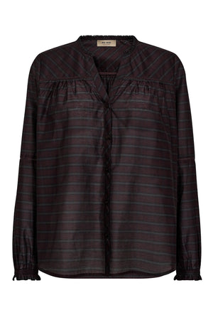 MMBenedetta Silky Shirt FUDGE - 173360