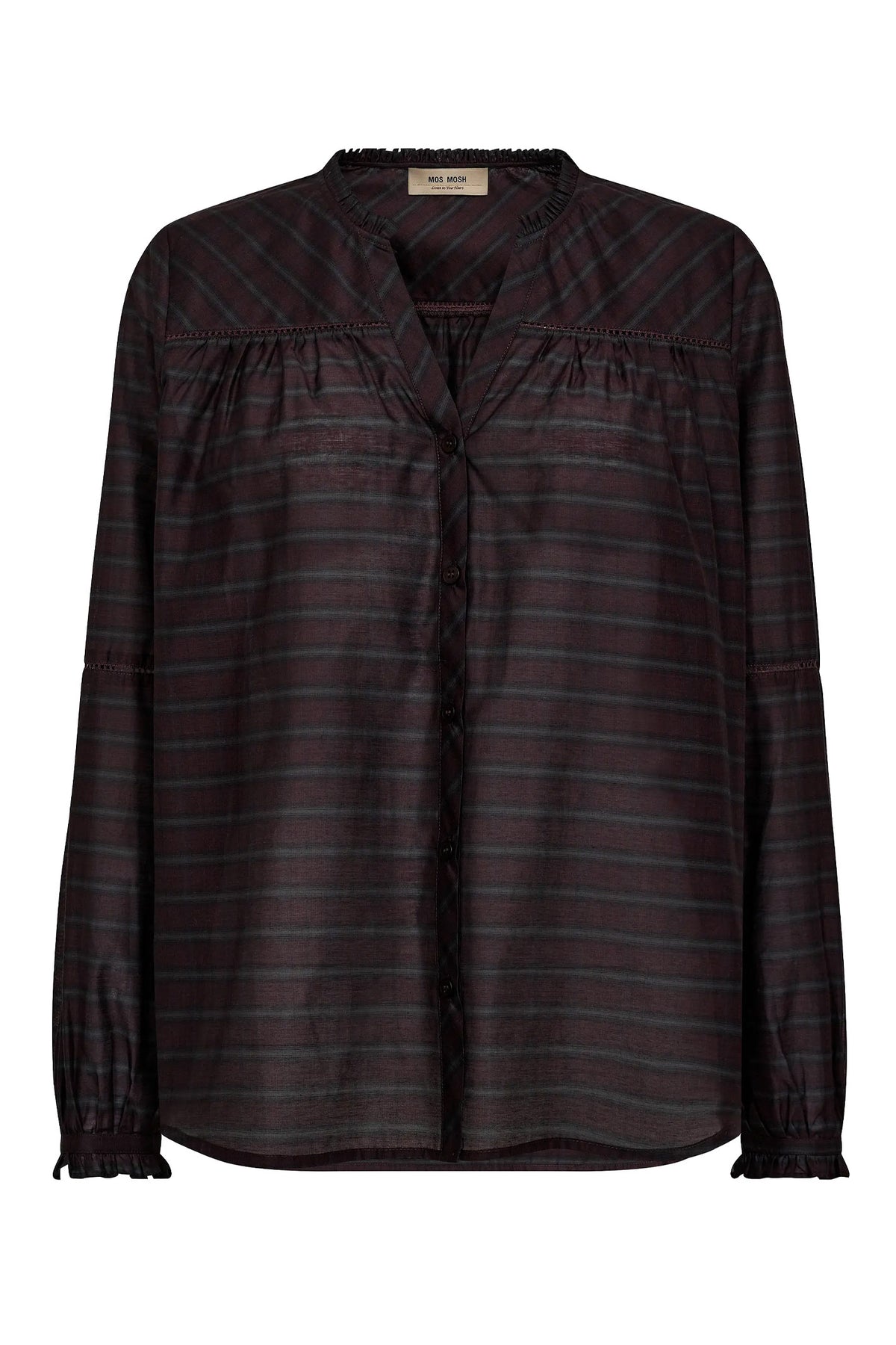 MMBenedetta Silky Shirt FUDGE - 173360