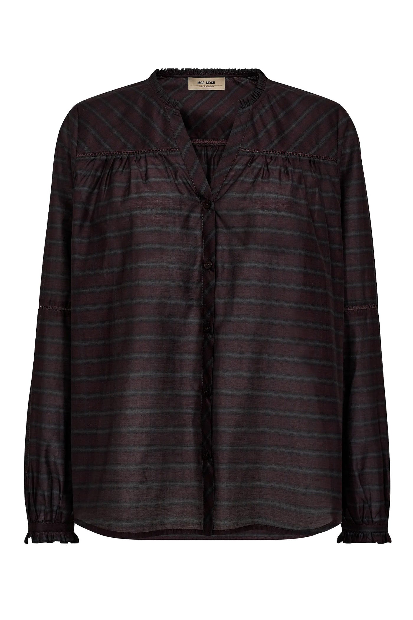 MMBenedetta Silky Shirt FUDGE - 173360