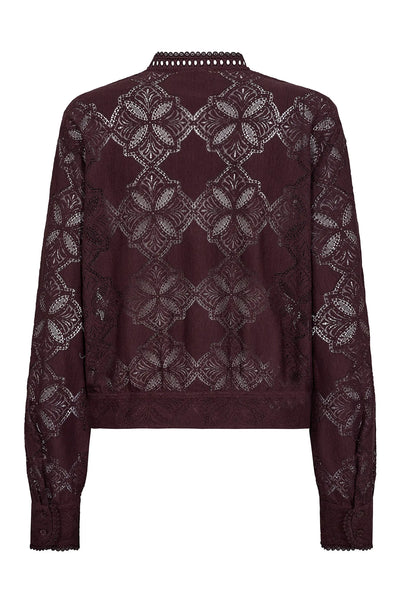 MMMonia Yen Lace Shirt FUDGE - 173470 Thumbnail