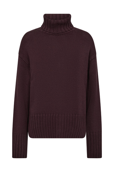 MMRola Bine Rollneck Knit FUDGE - 173480 Thumbnail