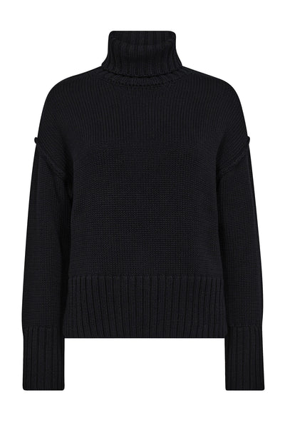 MMRola Bine Rollneck Knit Black - 173480 Thumbnail