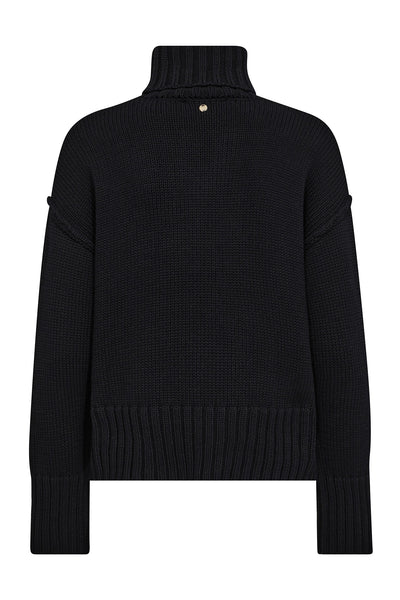 MMRola Bine Rollneck Knit Black - 173480 Thumbnail