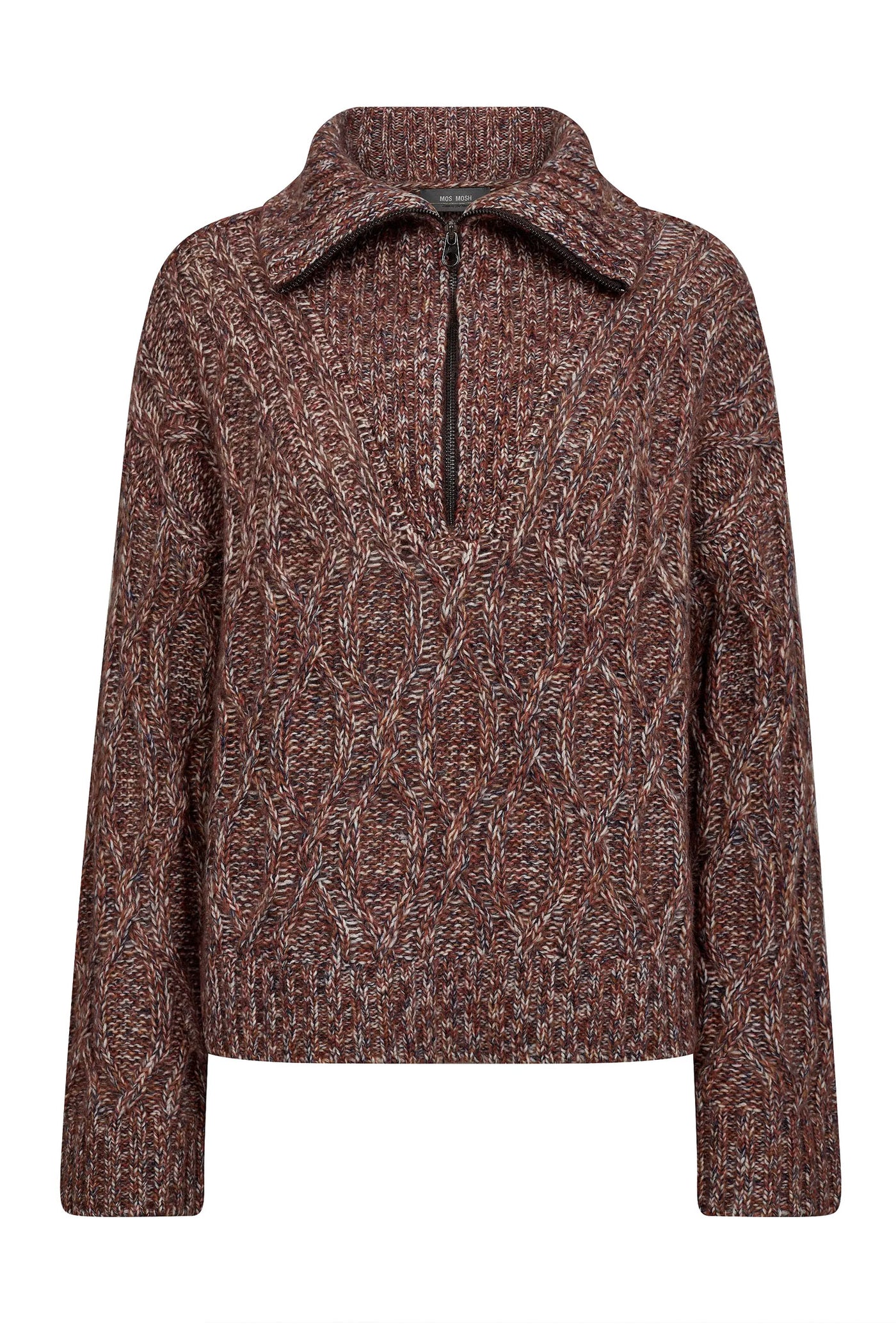 MMKelsey Highneck Knit FUDGE - 173590