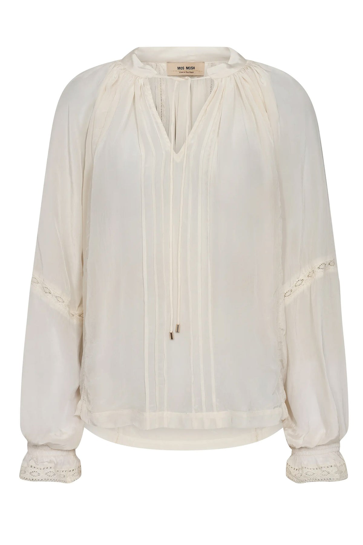 MMVuella LS Blouse ECRU - 173760