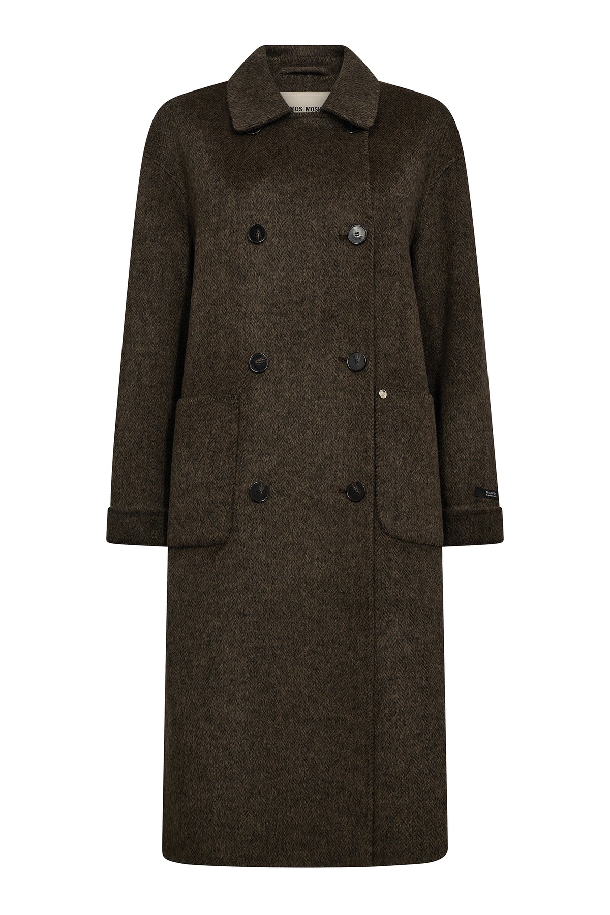 MMLucca Barkley Wool Coat Slate Black - 173940