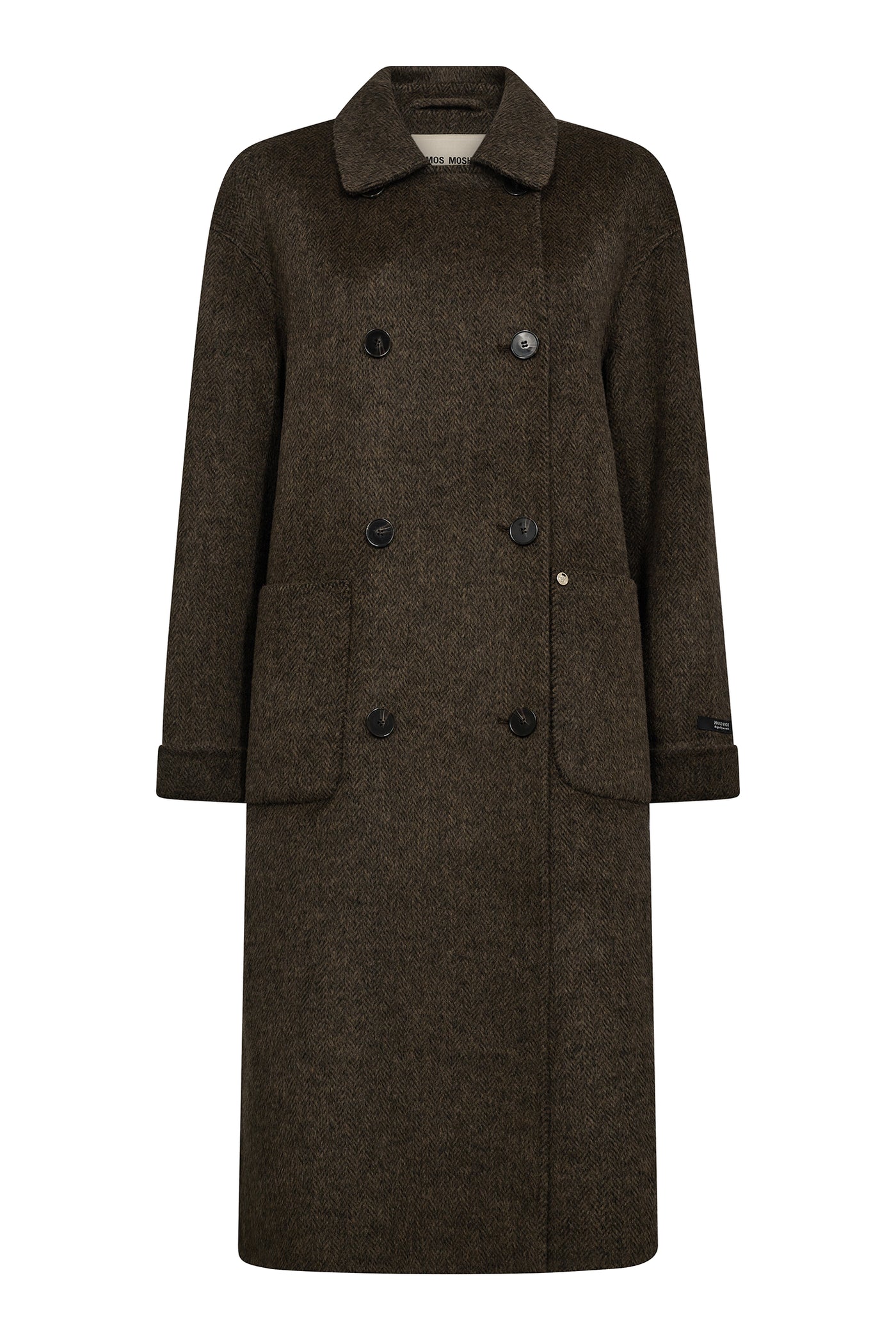 MMLucca Barkley Wool Coat Slate Black - 173940