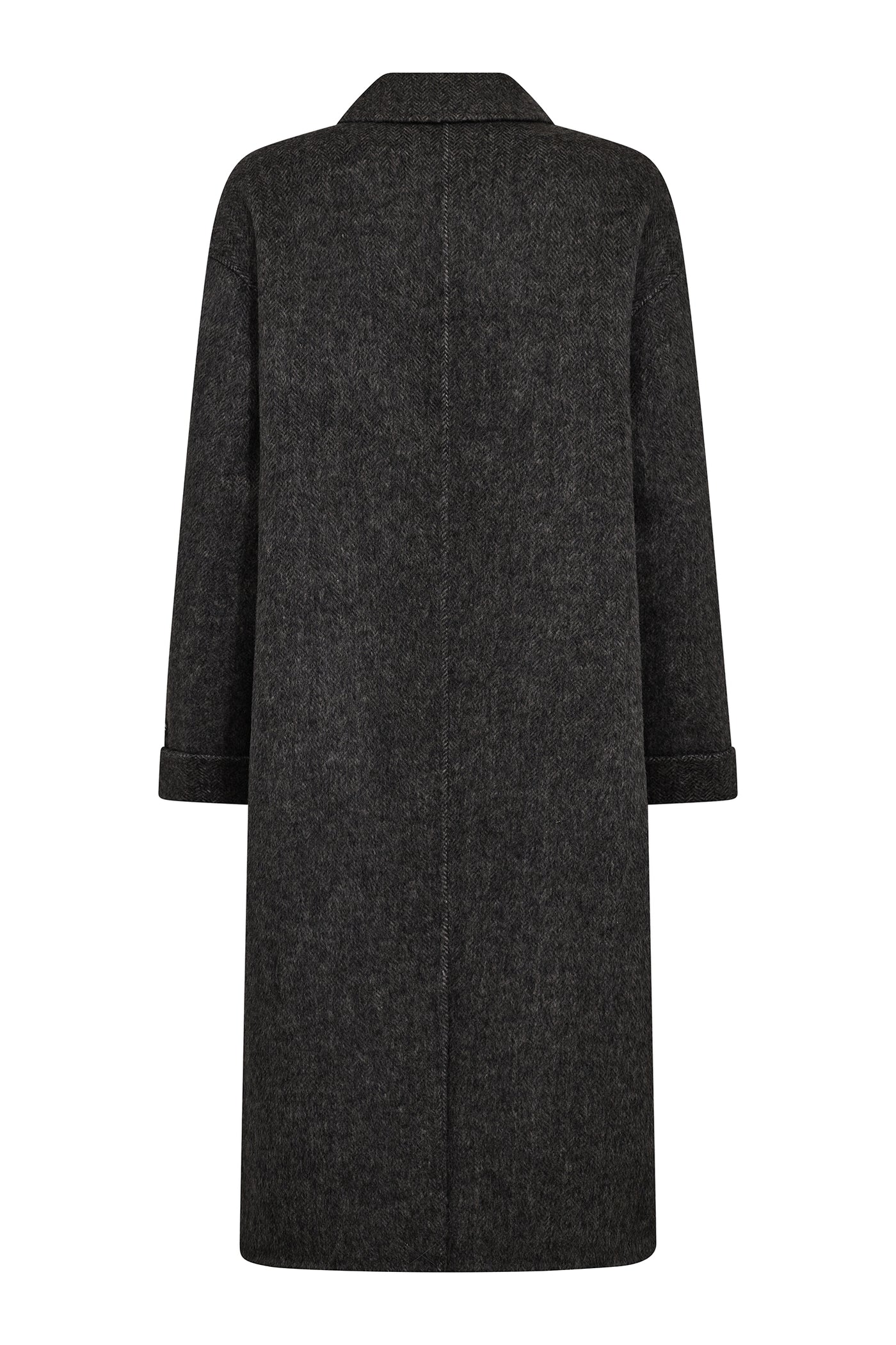 MMLucca Barkley Wool Coat Phantom - 173940