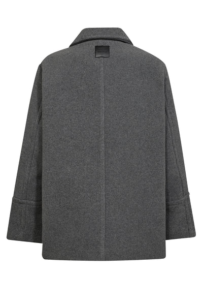 MMCharly Wool Jacket Mockingbird - 173950 Thumbnail