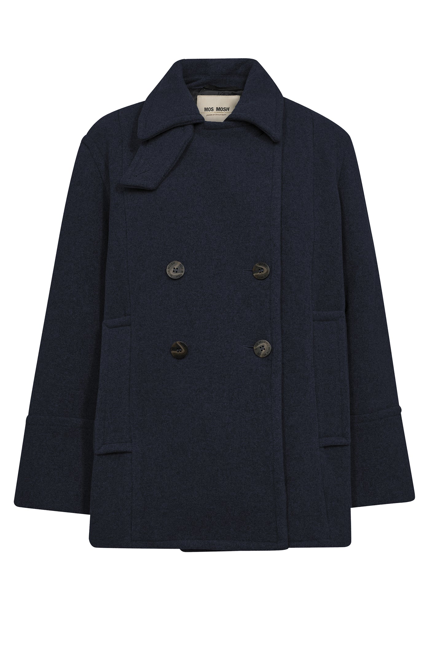 MMCharly Wool Jacket Salute Navy - 173950